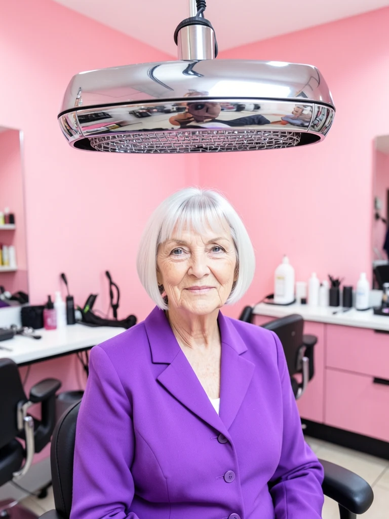 Pink salon dryer