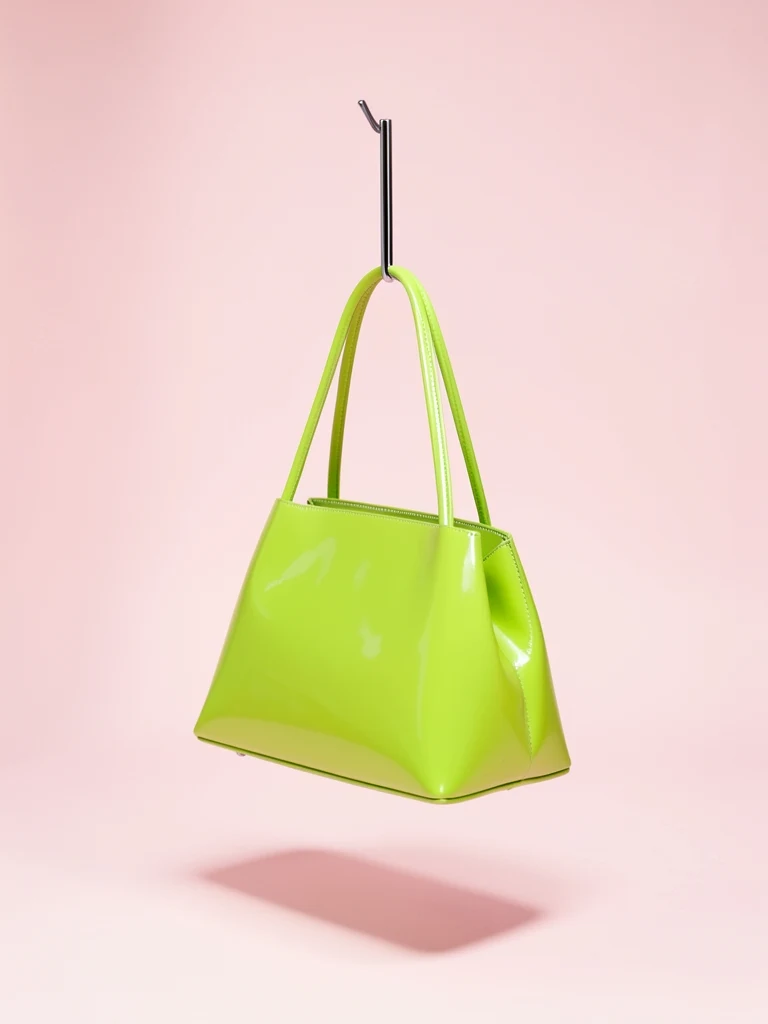 Green handbag
