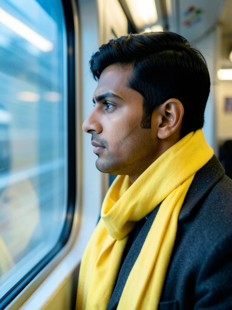 Yellow scarf train