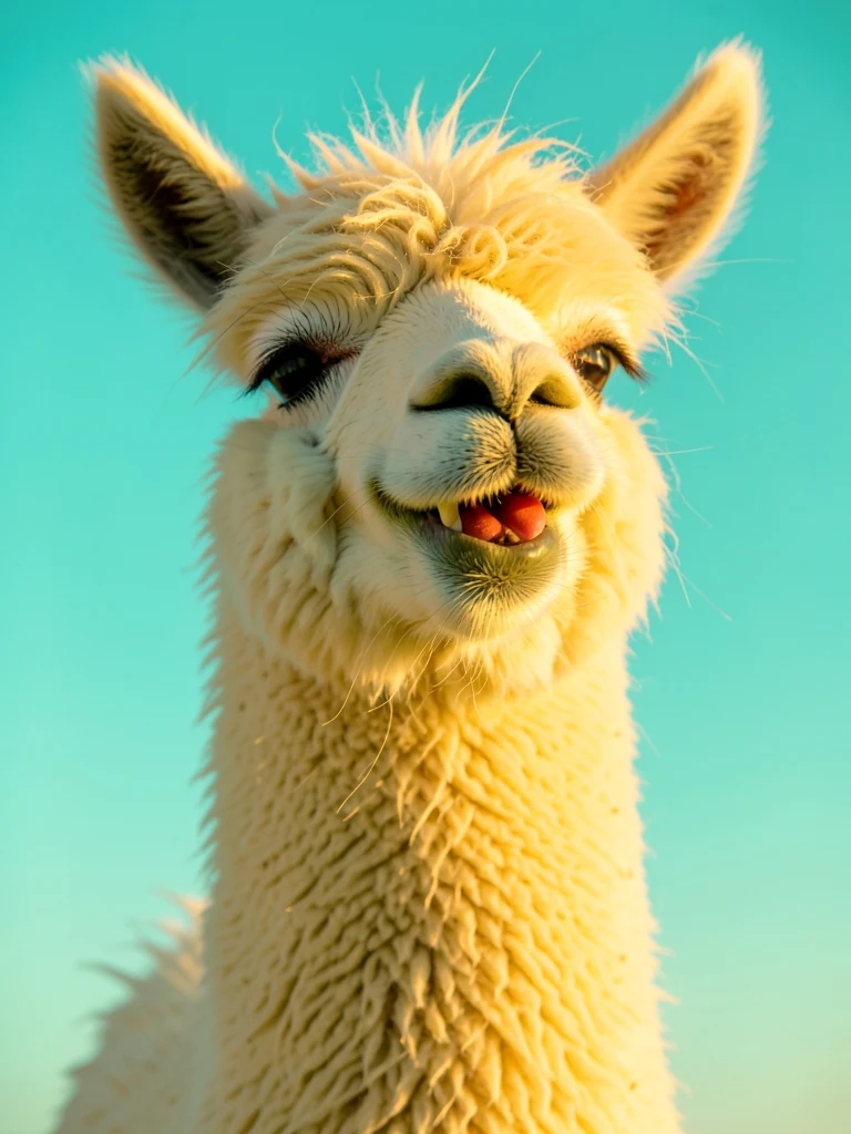 Alpaca smile