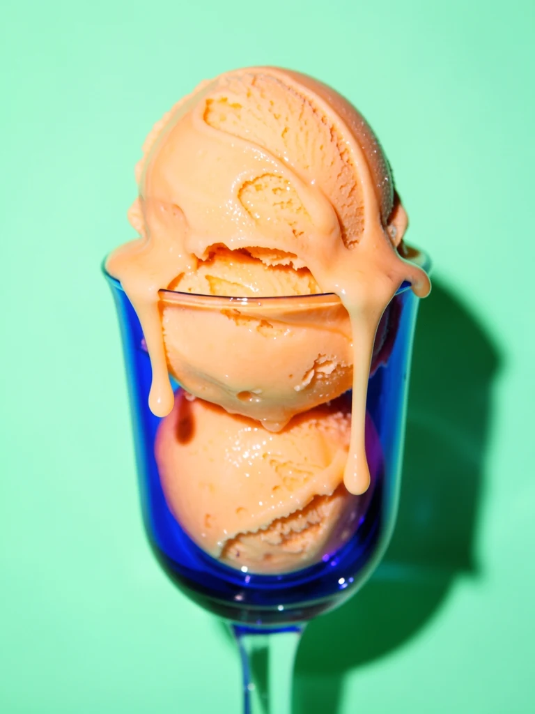 Peach gelato