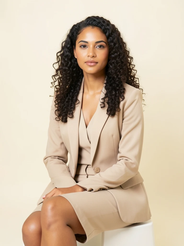 Seated neutral suit