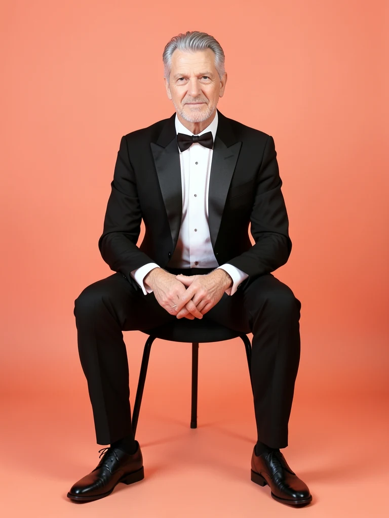 Seated tuxedo